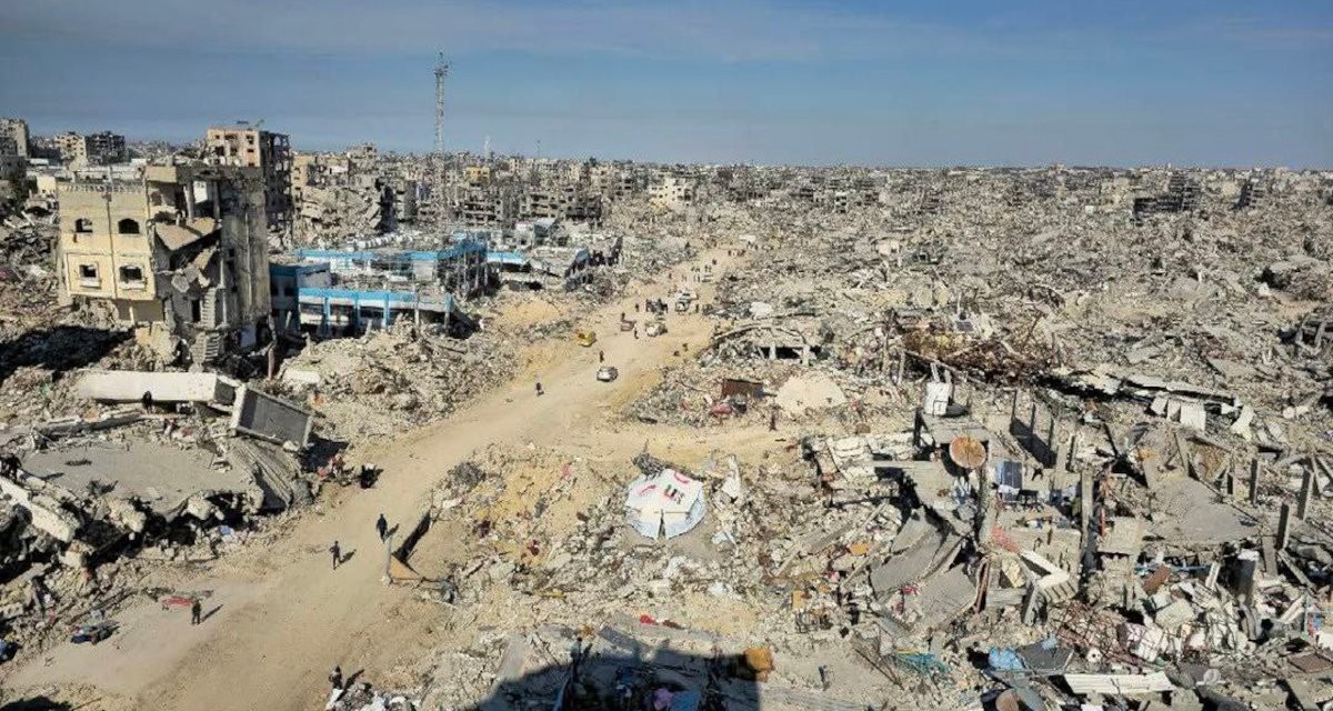 Gaza, quartiers réduits en ruines
