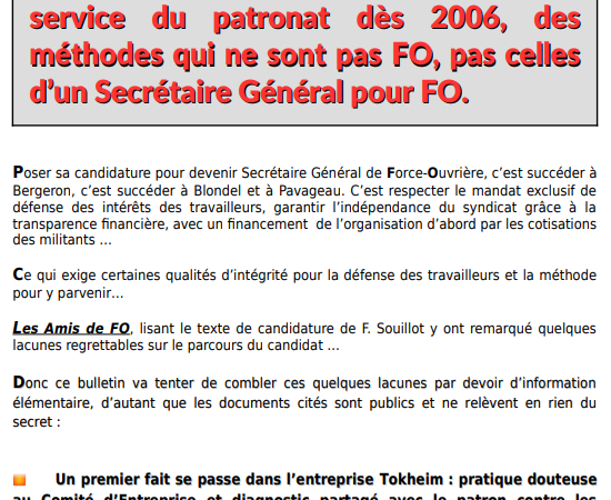Les amis de Force-Ouvrière. Bulletin n°10 – Mai 2022